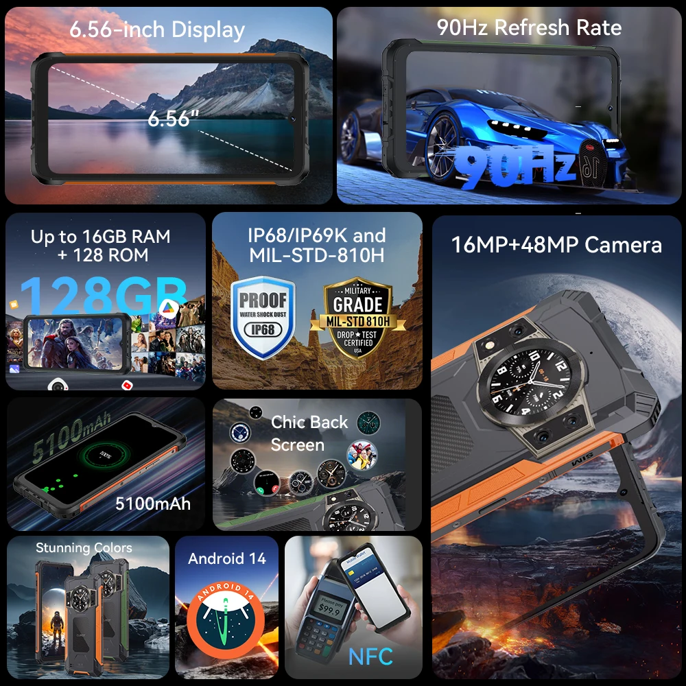 Смартфон Cubot KingKong Ace 2
